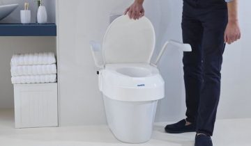 Invacare - Toiletverhoger - Met armsteunen - AQUATEC AT-900 - Wit