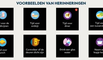 Sprekende kalenderklok van BBrain Zwart