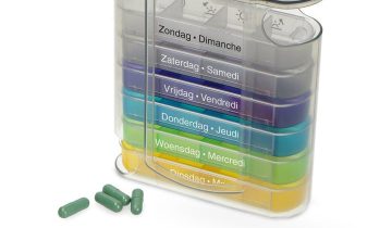 Fysic FC-53 Pillendoos - 7 doosjes voor iedere dag van de week - transparant met dag-doosjes