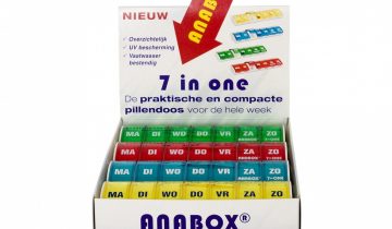 Able2 Anabox pillendoos weekbox - Kleuren Variable