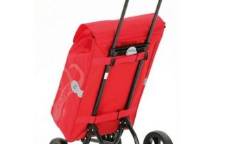 Shopper Andersen - verrijdbaar met grote losse boodschappentas - Unus Fun Duko Black