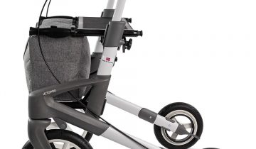 TOPRO Olympos ATR buitenrollator stabiel en comfortabel Medium zilvergrijs