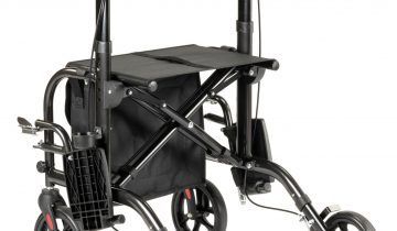 MultiMotion  Duo rollator antraciet (rollator & rolstoel in 1)