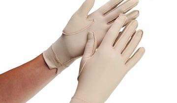 Oedeemhandschoenen - hele vingers rechts L
