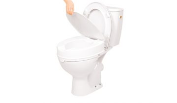 VITILITY Toiletverhoger met deksel 10 cm - Wc bril - Verhoogd toilet - Toiletstoel