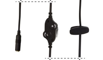 Fysic FH-15 Koptelefoon - Met volumeregeling en verlengkabel 3 meter - Zwart