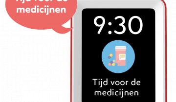 Sprekende kalenderklok van BBrain Zwart
