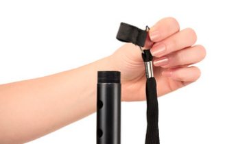 VITILITY Polsband voor Wandelstok - Zwart - 10 cm