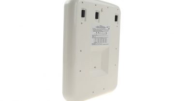 Twemco BQ12A - Klok - Rechthoekig - Kunststof - 7.5x38 cm - Zwart