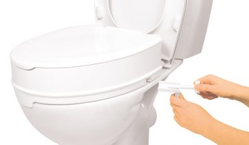 VITILITY Toiletverhoger met deksel 10 cm - Wc bril - Verhoogd toilet - Toiletstoel