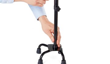 VITILITY Wandelstok Quadro - Wandelstok -vierpoot -hoogte verstelbaar