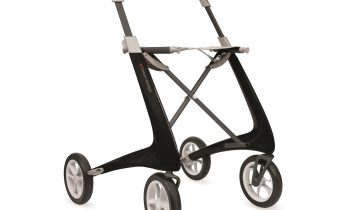 ByAcre Carbon Ultralight carbon rollator ultralicht en compact opvouwbaar Groen