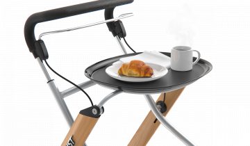 Let's Go Indoor Zweedse rollator voor binnen Rood