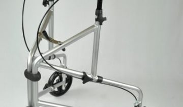 Aluminium 3-wiel Rollator zilver