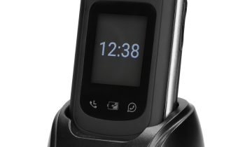 Fysic F25 - Eenvoudige Mobiele Klaptelefoon voor Senioren – 4G Smartphone met SOS Paniekknop – Zwart