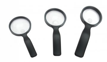 Lichtgewicht vergrootglas rond 7,5 cm