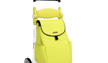 Boodschappentrolley Met Zitje Lime Green