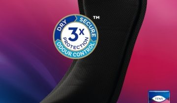 Tena Silhouette Pads Mini Zwart - 1 pak van 18 stuks