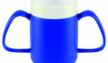 Conische Warmhoudbeker met Dubbel Handvat - Rood