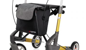 Rollator Topro Troja 5G (Zachte wielen | 7,8 kg) - Zwart - Maat S