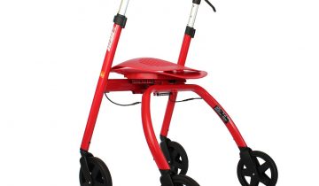 Nipglide Escape rollator Nipglide Escape Rood (tas inbegrepen)