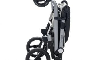Carlett Classic Duo Boodschappentrolley - Tasinhoud 53L - Koelvak 10L - 4 wielen - Lichtgewicht - Opvouwbaar - Grijs