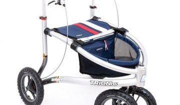 Trionic Veloped Sport: voor oneffen terrein 12" Medium, Zwart-Wit-Wit zitting