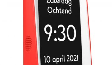 Sprekende kalenderklok van BBrain Zwart