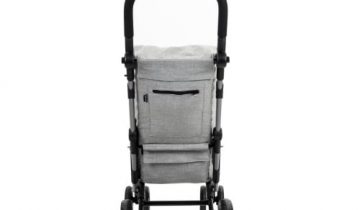 Carlett Classic Duo Boodschappentrolley - Tasinhoud 53L - Koelvak 10L - 4 wielen - Lichtgewicht - Opvouwbaar - Grijs