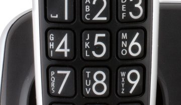 Alecto FX-6000 DECT telefoon - Senioren - Grote toetsen - Zwart