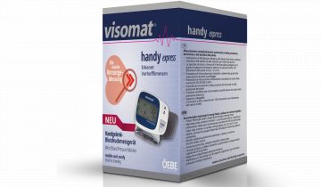 Visomat Handy Express Bloeddrukmeter pols - Aanbevolen door Hartstichting – Aritmie herkenning – Snelle metingen – Voorgevormd manchet 12,5 tot 21,5 cm - Klinisch gevalideerd - 5 Jaar garantie - Stoplichtfunctie