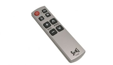 Senioren / Slechtzienden universele makkelijke afstandsbediening met grote toetsen - Seki Easy - silver