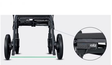 Rollz Motion Rhythm mat zwart parkinson rollator met cues