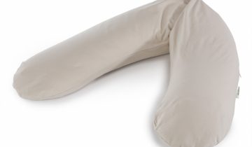 Theraline Voedingskussenhoes Ivoor - 190 x 38 cm - Katoen