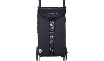 Carlett Lett 460 Cooler TXT Boodschappentrolley - 40 L - 4 wielen - opvouwbaar - koelvak - veiligheidsrem - zwart