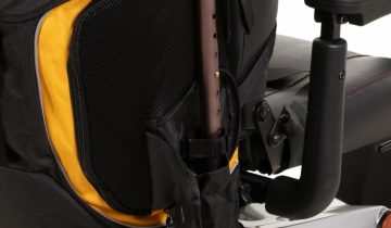 Torba Go Rolstoel & Scootmobieltas - GO De Luxe - Groot - Zwart met Gele streep
