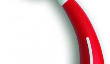 Henro-Grip® Bestek - vork rechtshandig rood - Henro-Grip