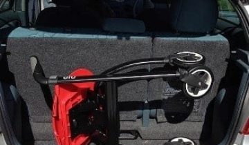 Nipglide Escape rollator Nipglide Escape Rood (tas inbegrepen)