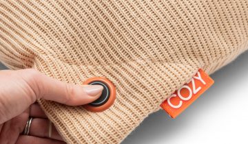 Cozy Una Knitted warmtekussen - 45x45 - 5000mah - Beige