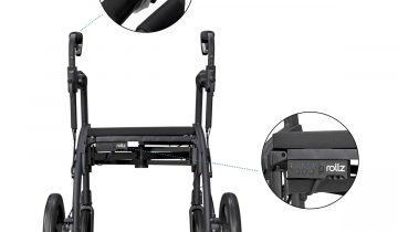 Rollz Motion Rhythm mat zwart parkinson rollator met cues