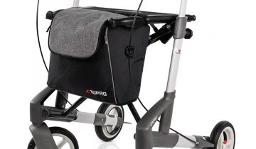 Rollator Topro Troja 5G (Zachte wielen | 7,8 kg) - Zwart - Maat S