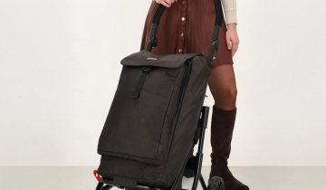 Beagles Shop & Go Boodschappen trolley - Boodschappenkar - Duwkar - Koelvak - Vierwiel - Blauw