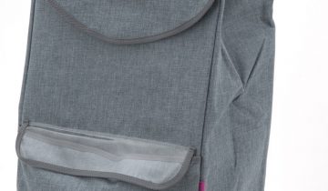 Shopper Deluxe met verstelbaar handvat Zwart
