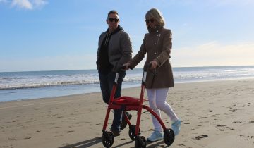 Nipglide Escape rollator Nipglide Escape Rood (tas inbegrepen)