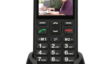 Fysic F10 - Eenvoudige Mobiele Telefoon voor Senioren – 4G GSM met SOS Paniekknop – Zwart