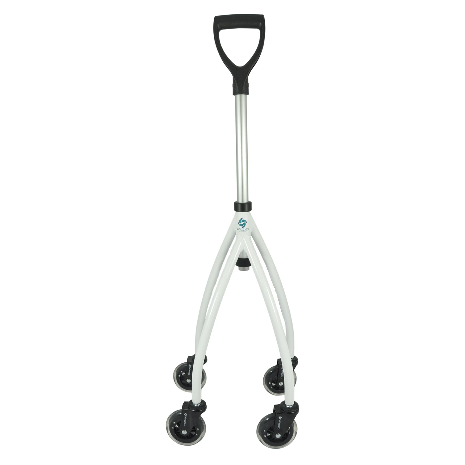 Éénhandige rollator Wheeleo zwart