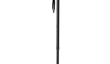 MultiMotion wandelstok met anatomisch handvat - Rechts - Zwart