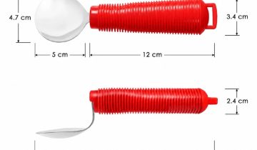 MultiMotion Meebewegende lepel met verdikt handvat - Rood