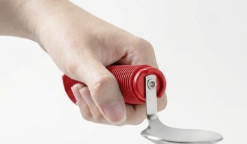 MultiMotion Meebewegende lepel met verdikt handvat - Rood