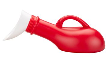 MultiMotion Urinaal unisex met schroefdop - Rood